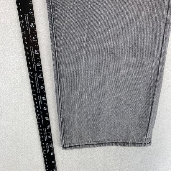Arizona 90s Straight Fit Jeans Mens 38x32 Relaxed Fit Gray Denim Mid Rise Casual - Picture 10 of 13